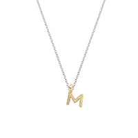 Silver & Gold Mini Alphabet Necklace