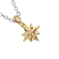 Silver & Gold Baby North Star Necklace