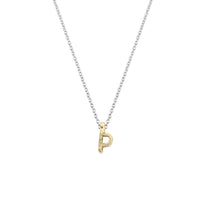 Silver & Gold Mini Alphabet Necklace