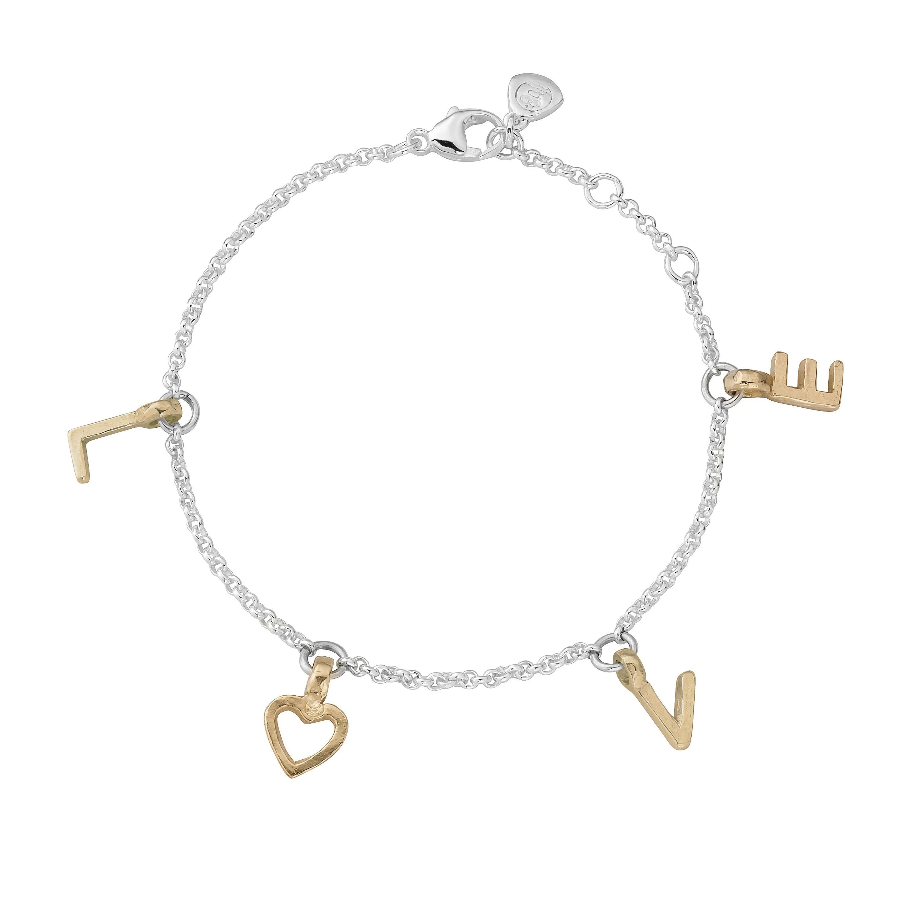 Silver & Gold Build Your Own Fixed Chain Bracelet