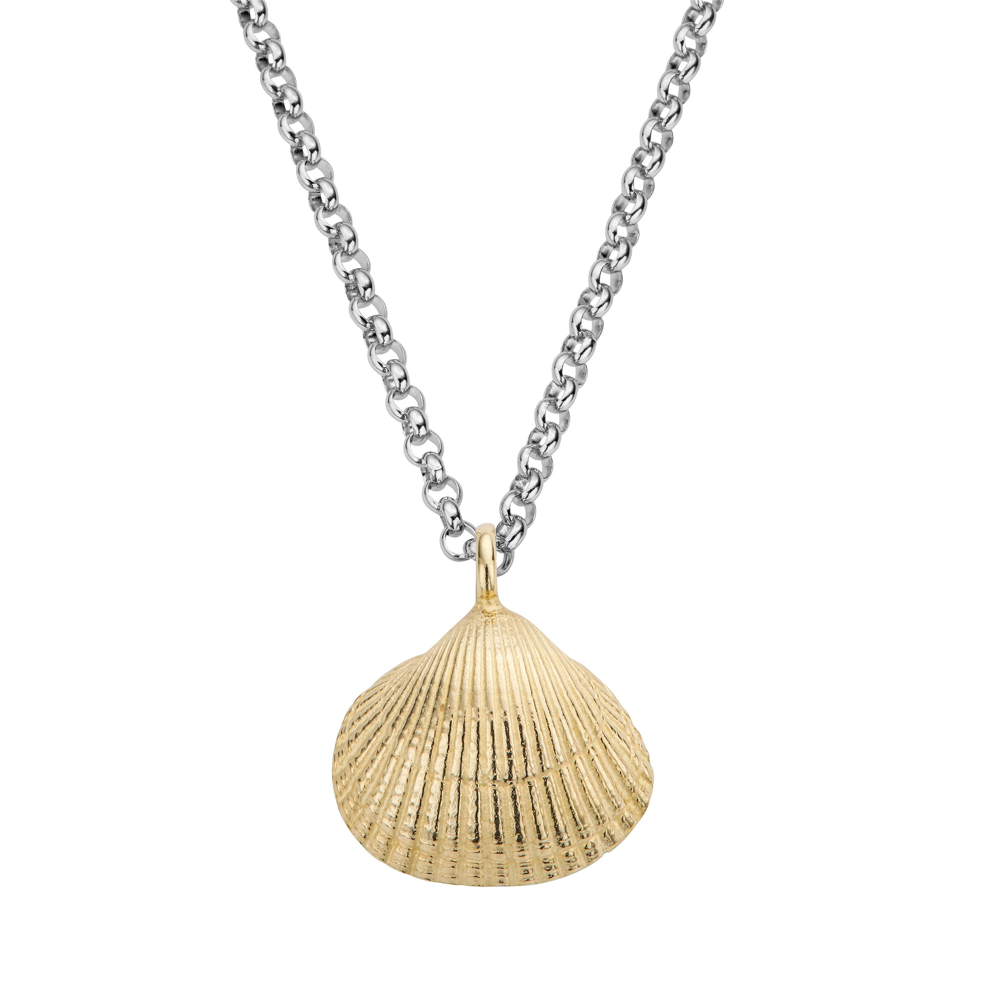 Silver & Gold Maxi Shell Necklace