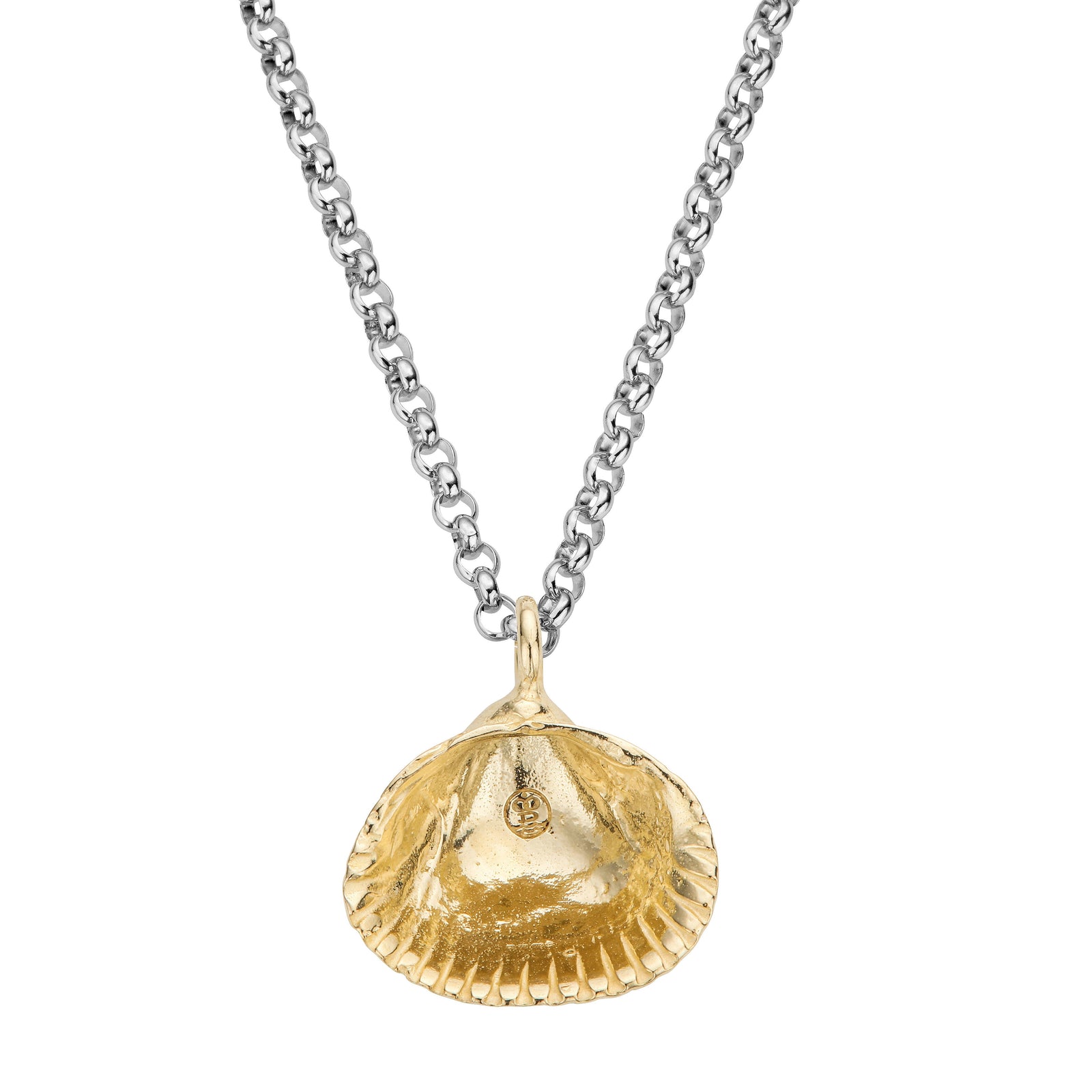 Silver & Gold Maxi Shell Necklace