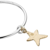 Silver & Gold Maxi Star Bangle