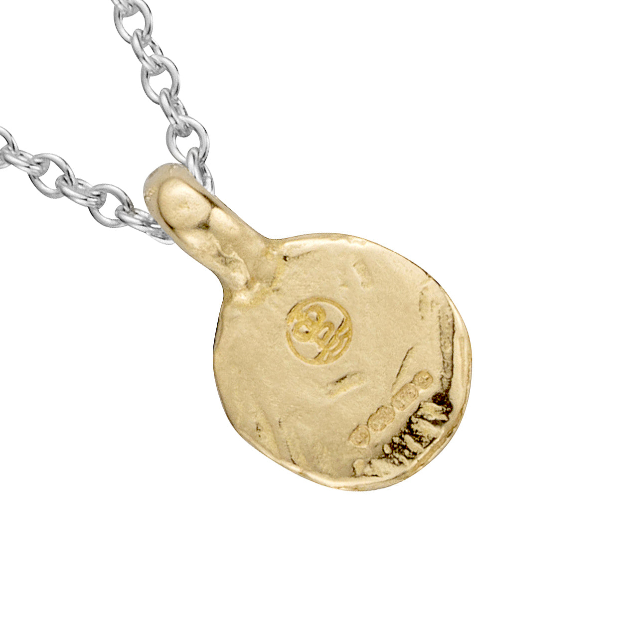 Silver & Gold Mini Disc Necklace