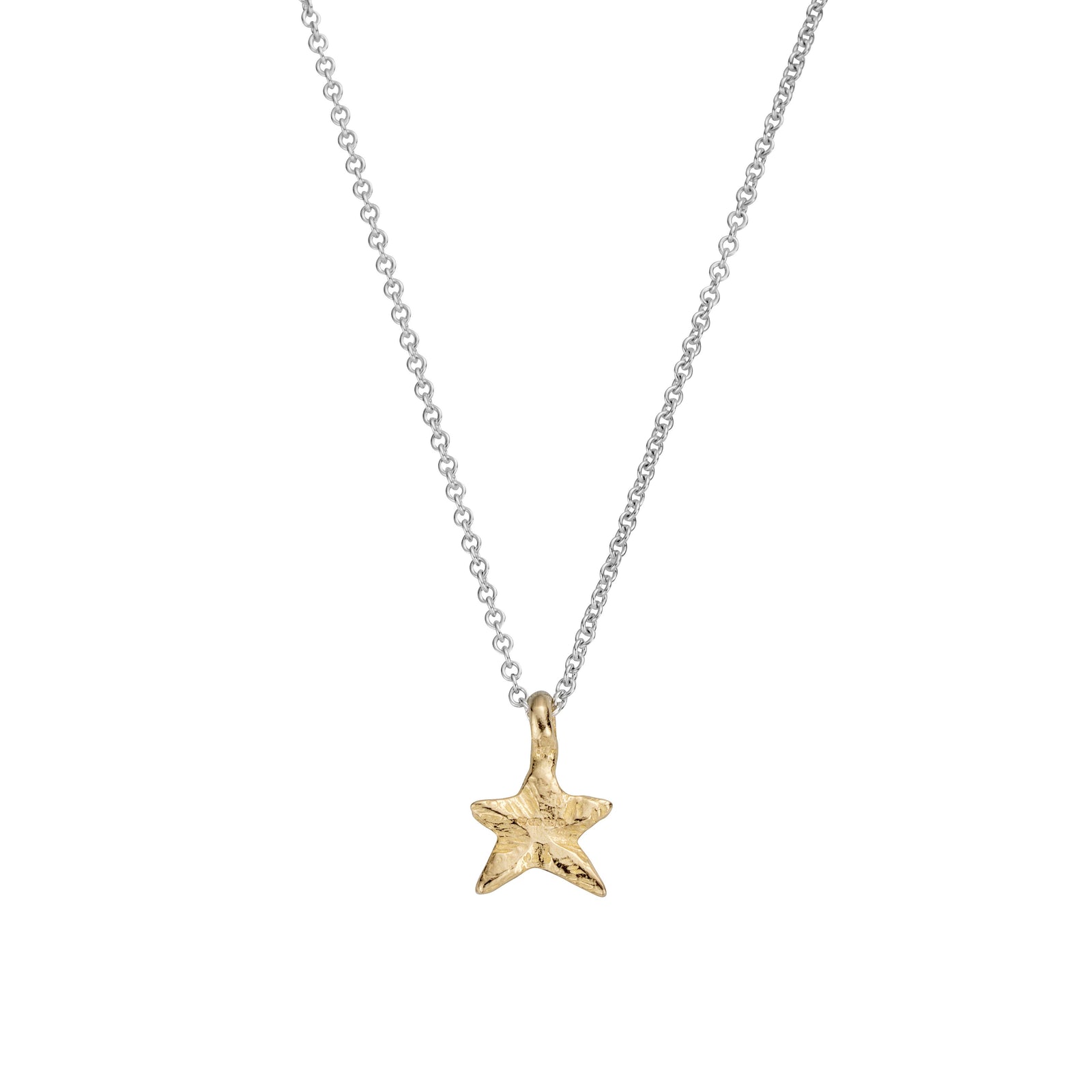 Silver & Gold Mini Star Necklace
