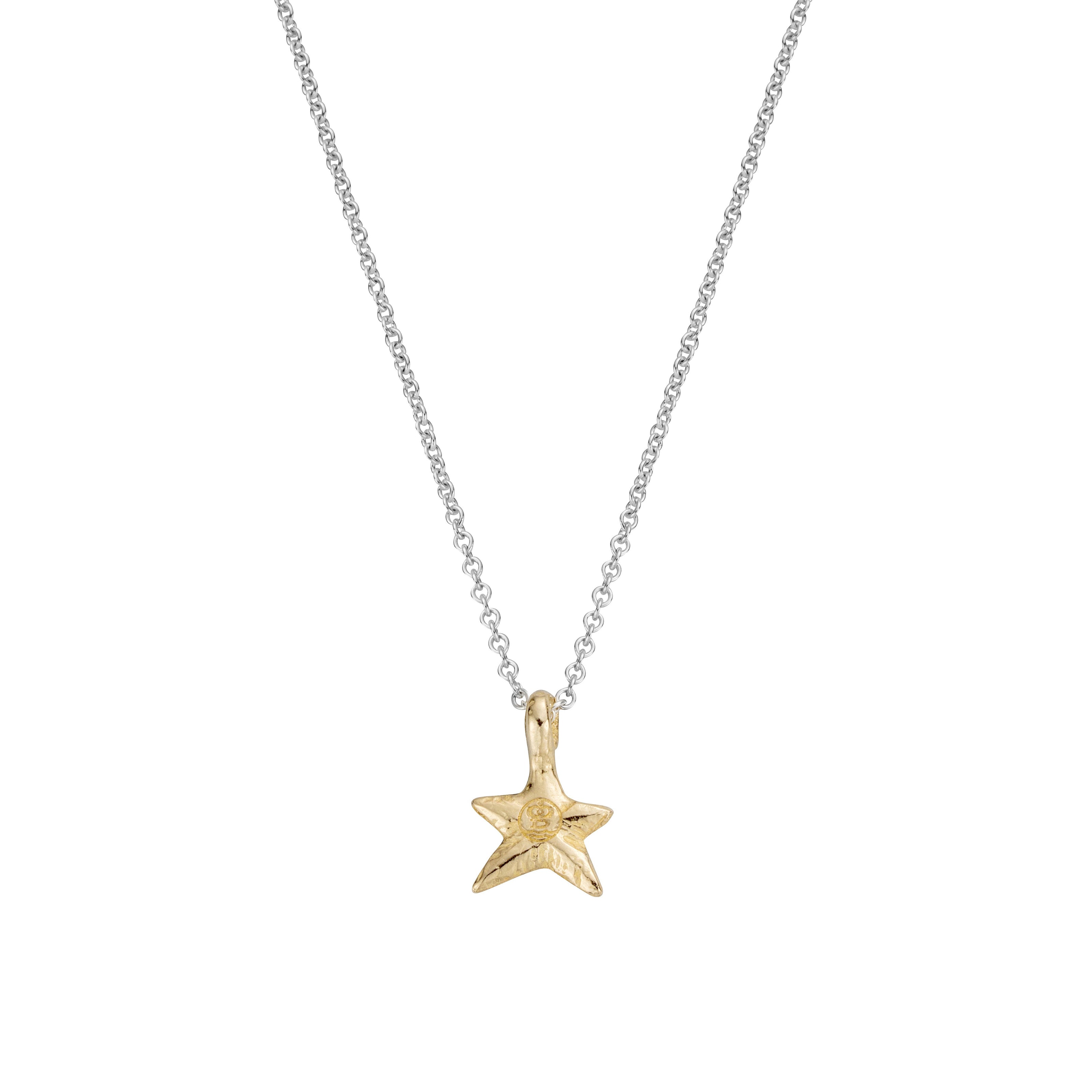 Silver & Gold Mini Star Necklace