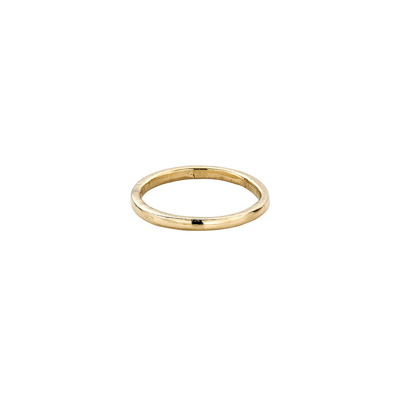 Gold Simple Wedding Band