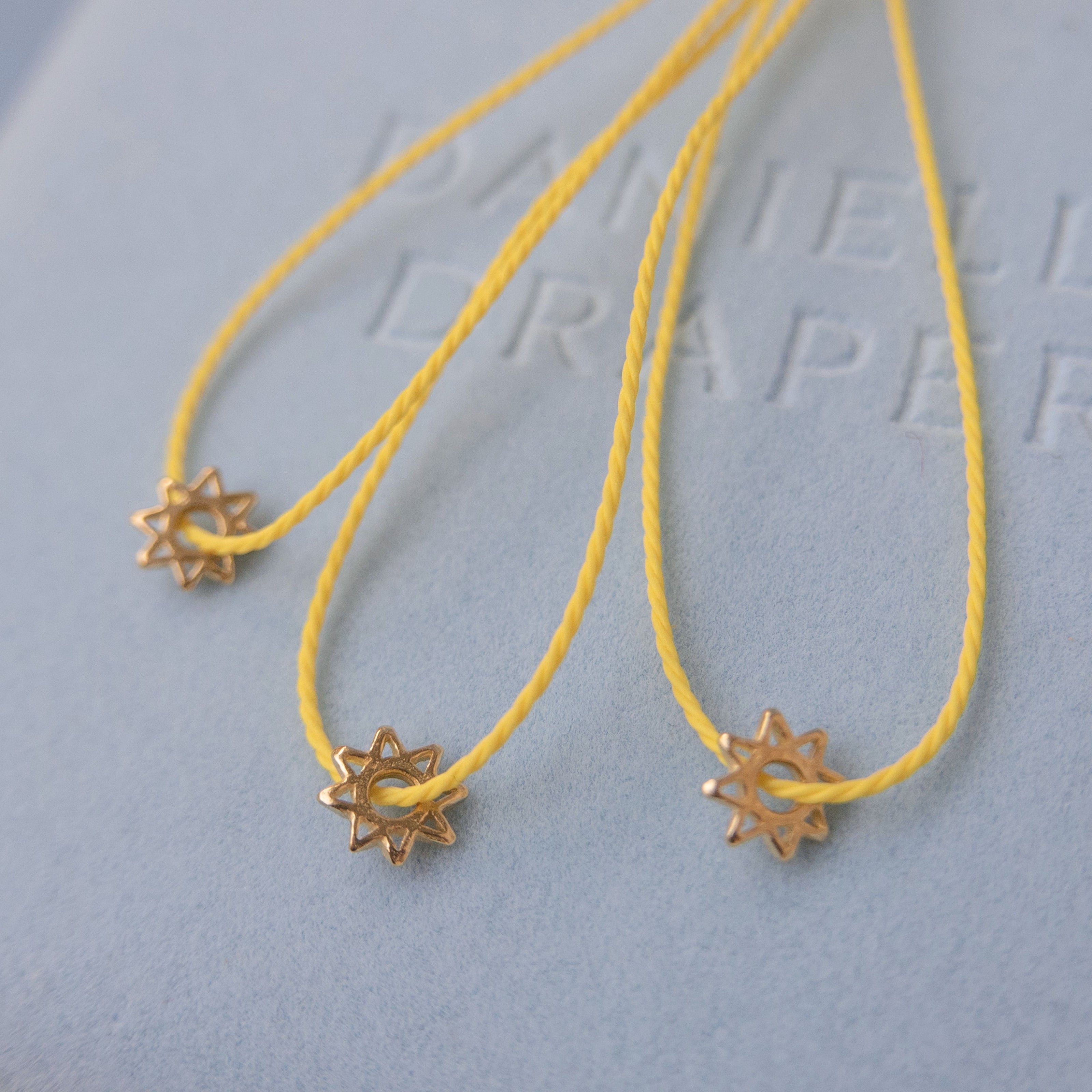 Gold Sunshine Cord Bracelet