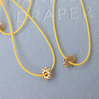 Gold Sunshine Cord Bracelet
