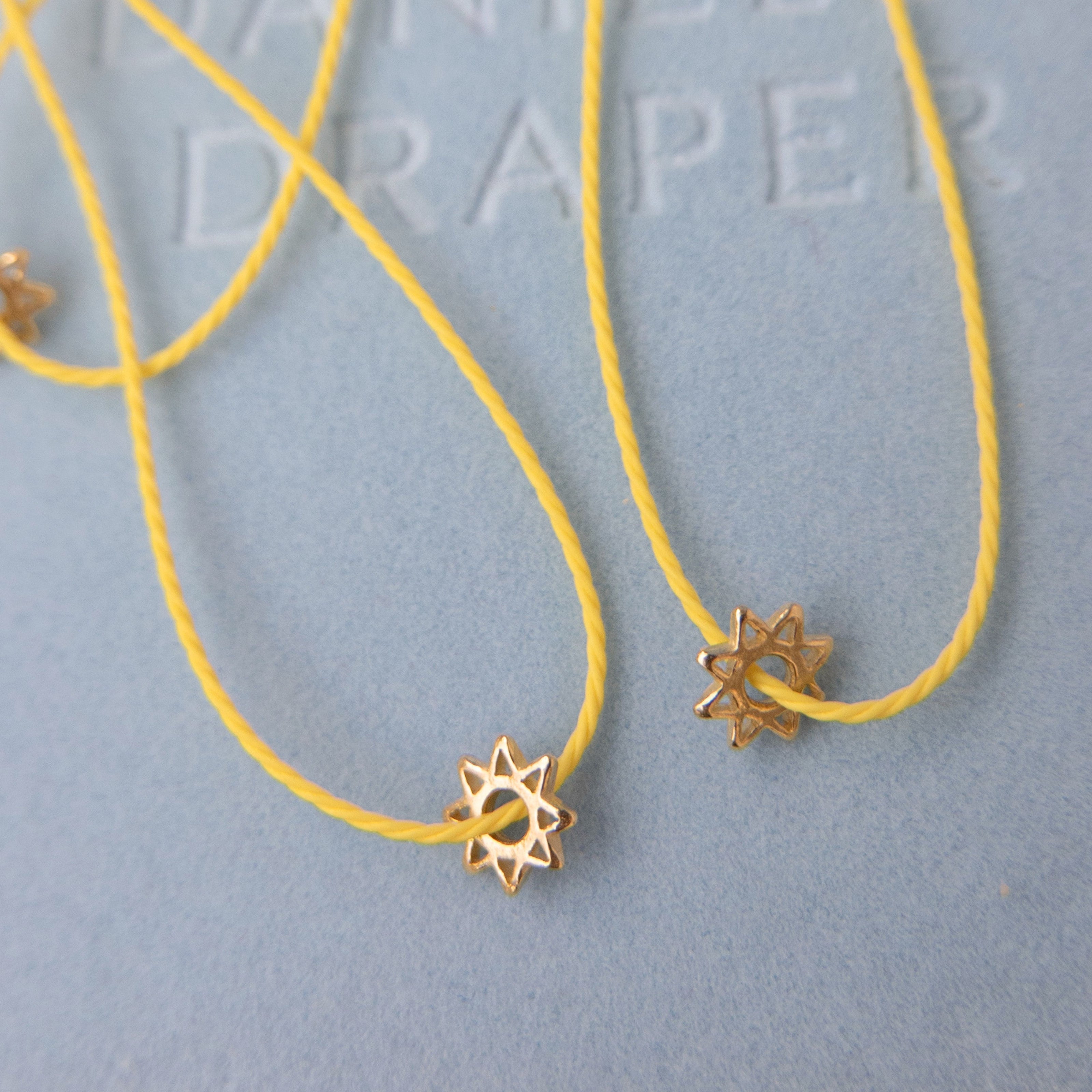 Gold Sunshine Cord Bracelet