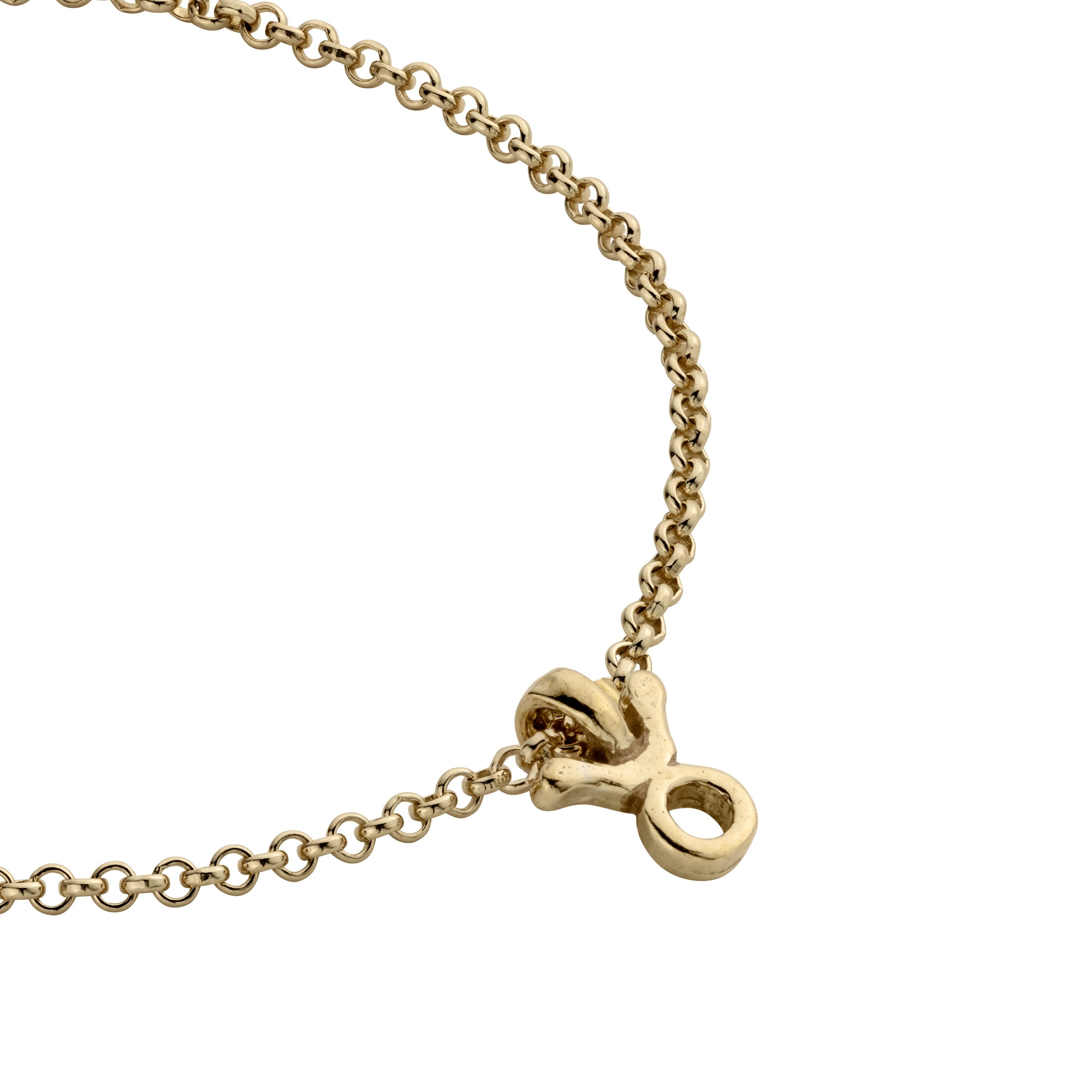 Gold Mini Taurus Horoscope Chain Bracelet