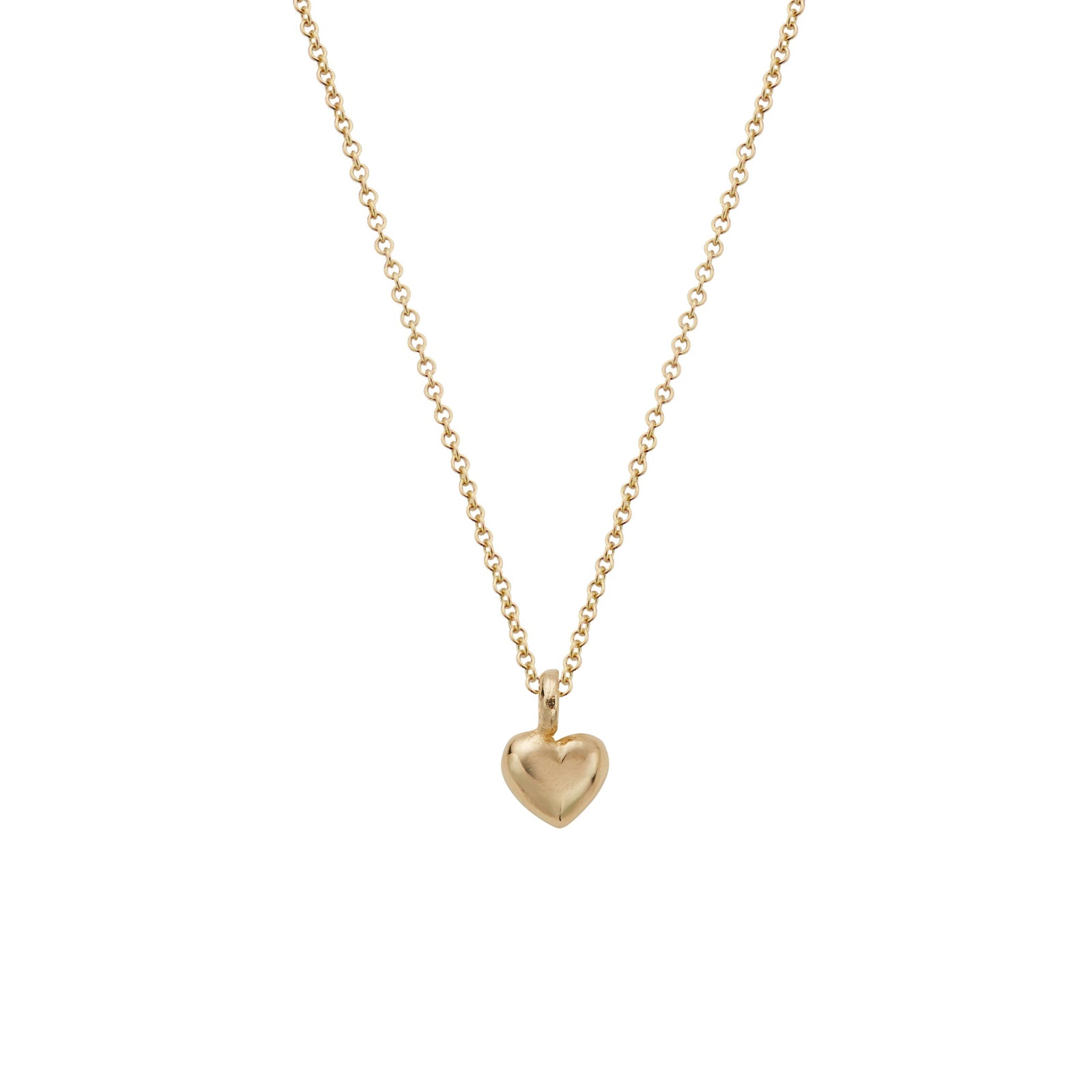 Gold Think of Me Heart Necklace