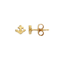 Gold Tiny Anchor Ear Charm