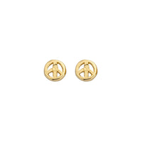 Gold Tiny Peace Ear Charm Set