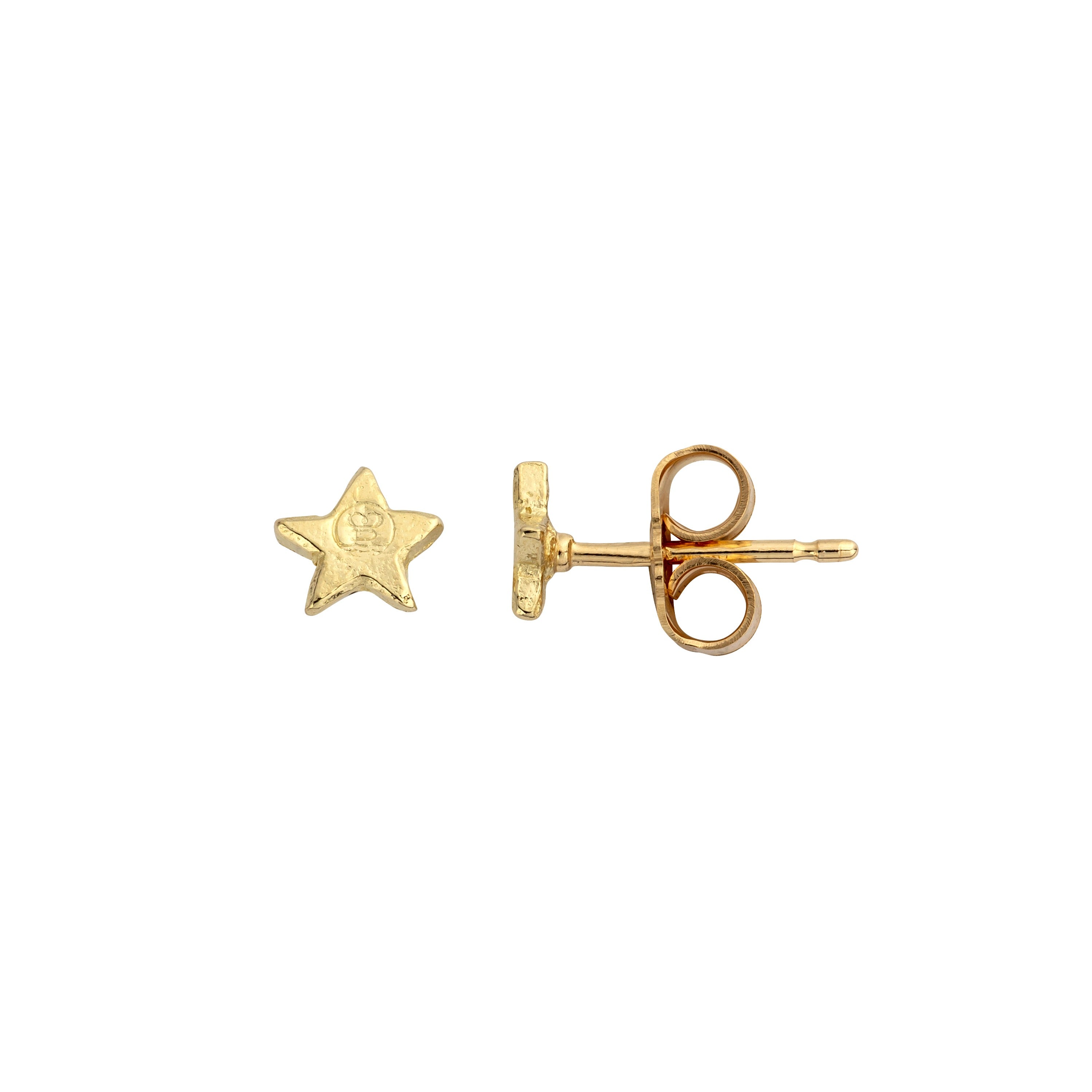 Gold Tiny Star Ear Charm Set