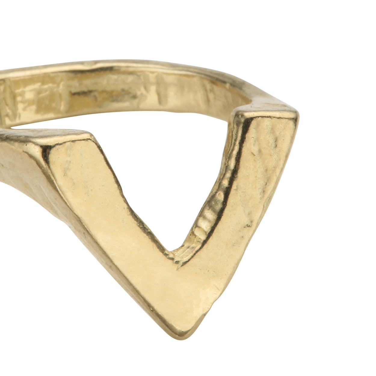 Gold V Ring