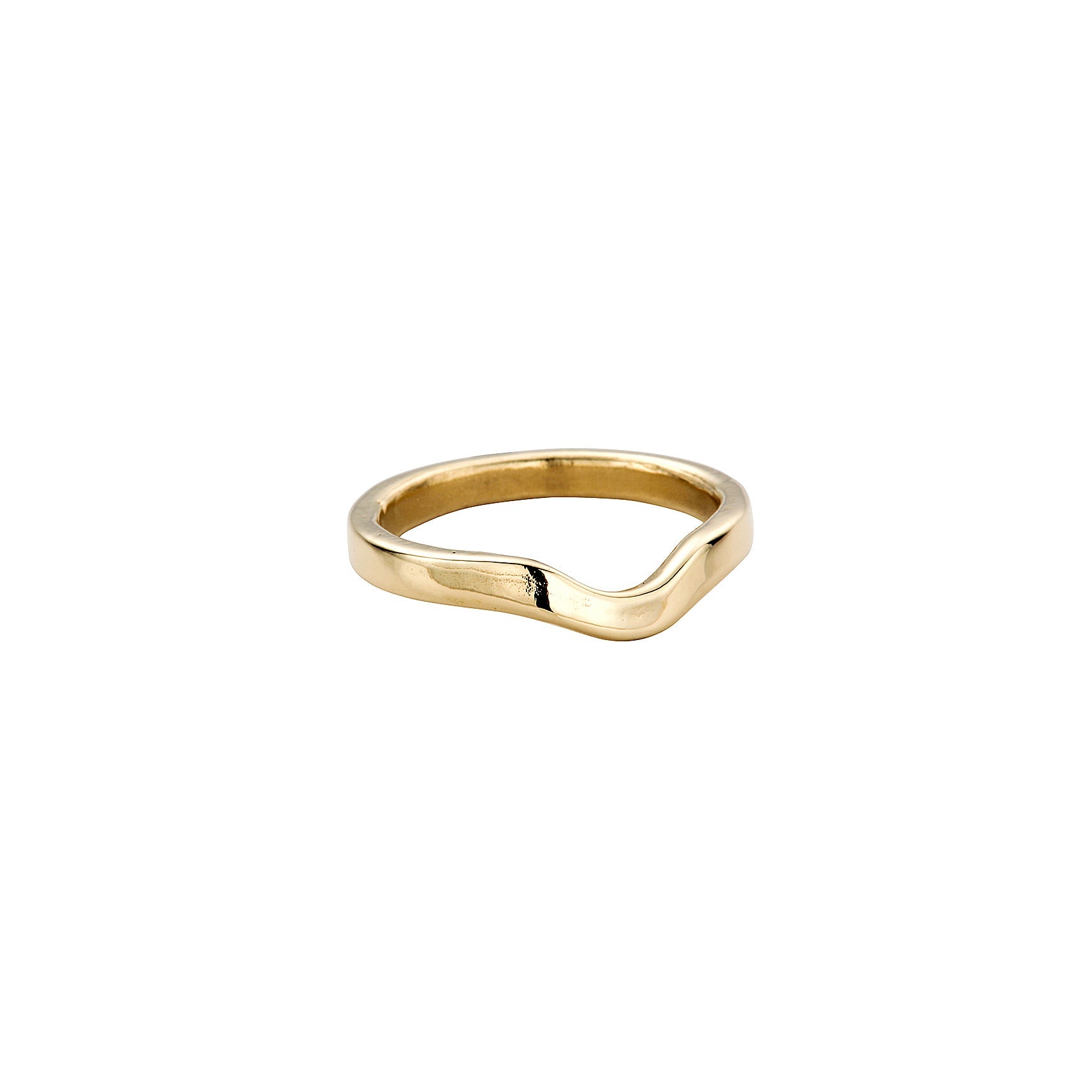 9ct Gold Wave Wedding Band