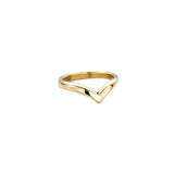 9ct Gold Wishbone Wedding Band