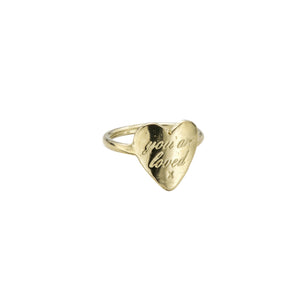 Gold You Are Loved Ring