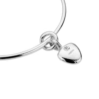 Silver Maxi Grateful Heart Bangle