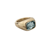 HILO Gold Aquamarine Ring