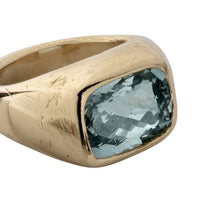 HILO Gold Aquamarine Ring