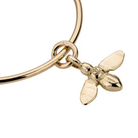 Gold Large Honey Bee Bangle