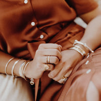 Ladies' Gold Midi Posey Ring