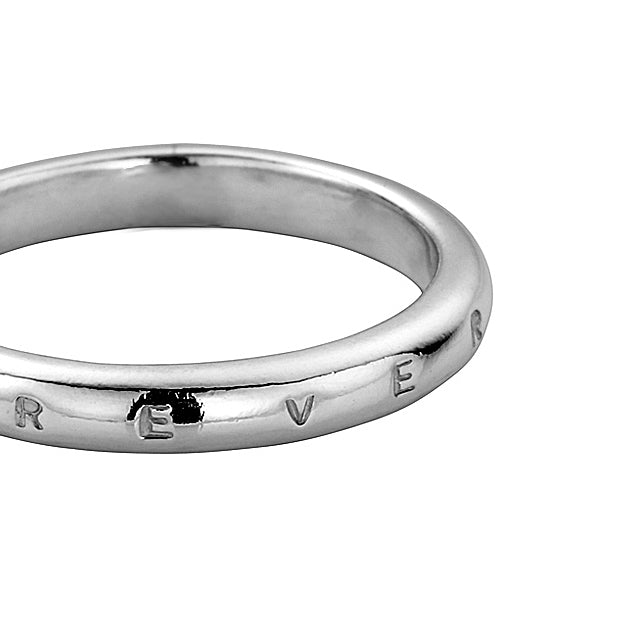 Silver Ladies' Oval Band