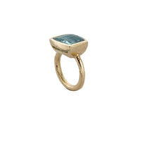 LANA Gold Aquamarine Ring