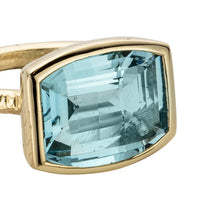 LANA Gold Aquamarine Ring