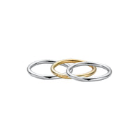 Silver & Gold Stack Ring Party