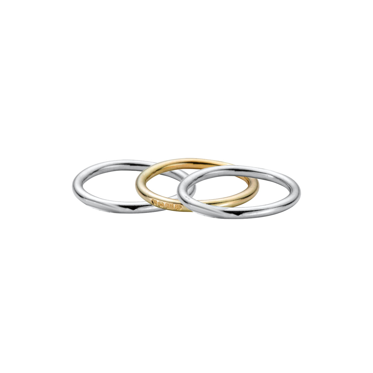 Silver & Gold Stack Ring Party