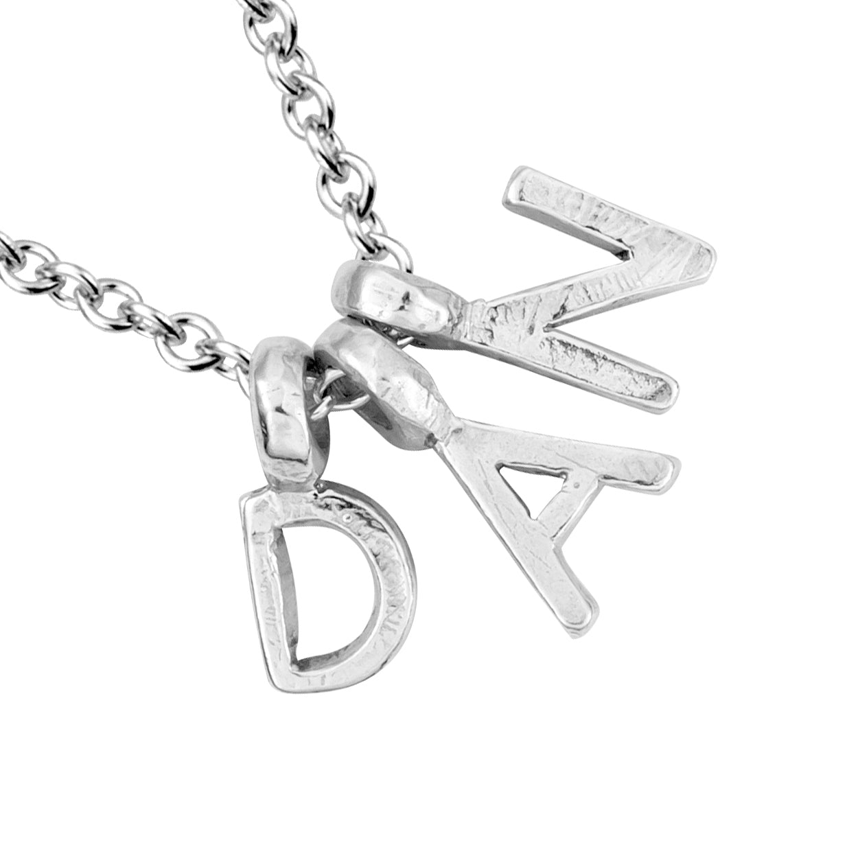 Silver Mini Alphabet Necklace
