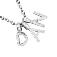 Silver Mini Alphabet Necklace