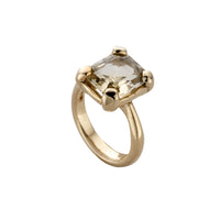 LUANA Gold Yellow Sapphire Claw Ring