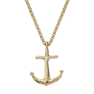 Gold Maxi Anchor Necklace