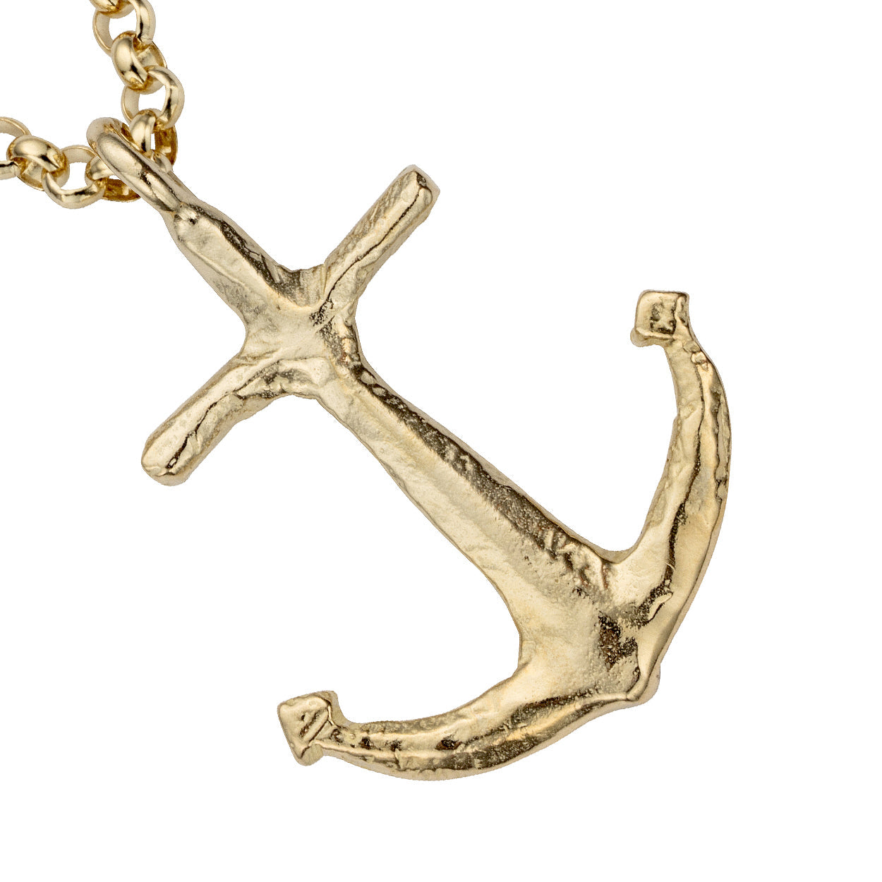 Gold Maxi Anchor Necklace