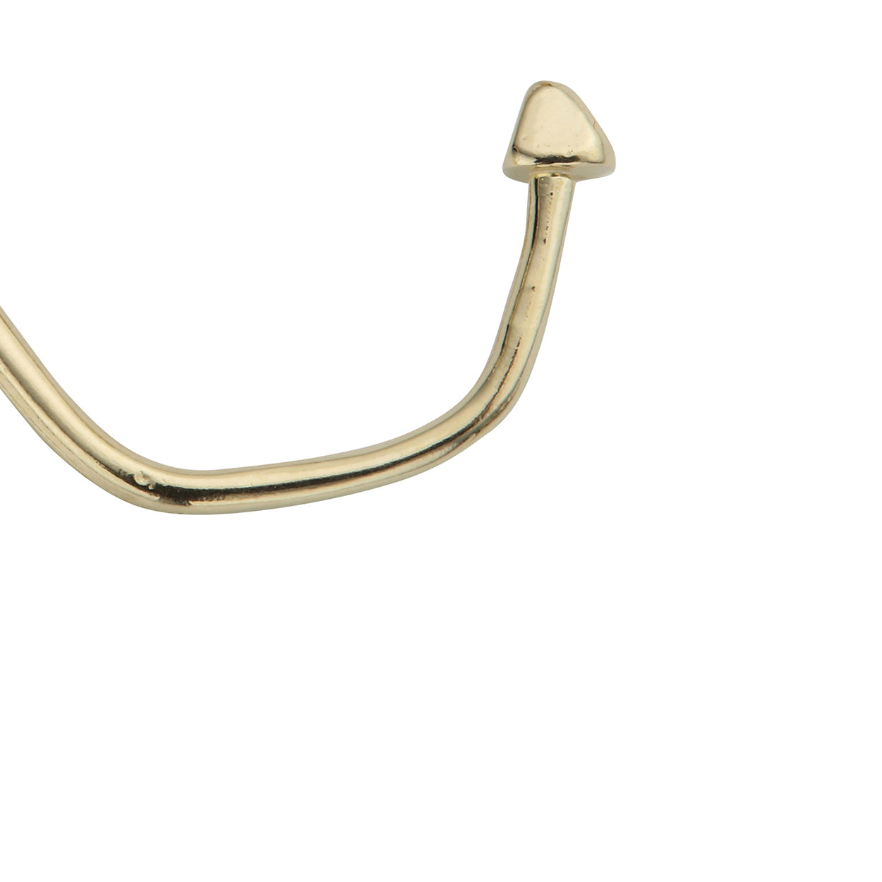 Gold Maxi Cupid Hoop Earrings