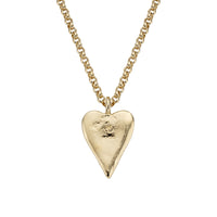 Gold Maxi Heart Necklace