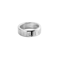 Silver Maxi Signature Ring