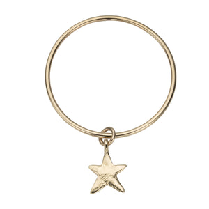 Gold Maxi Star Bangle