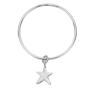 Silver Maxi Star Bangle