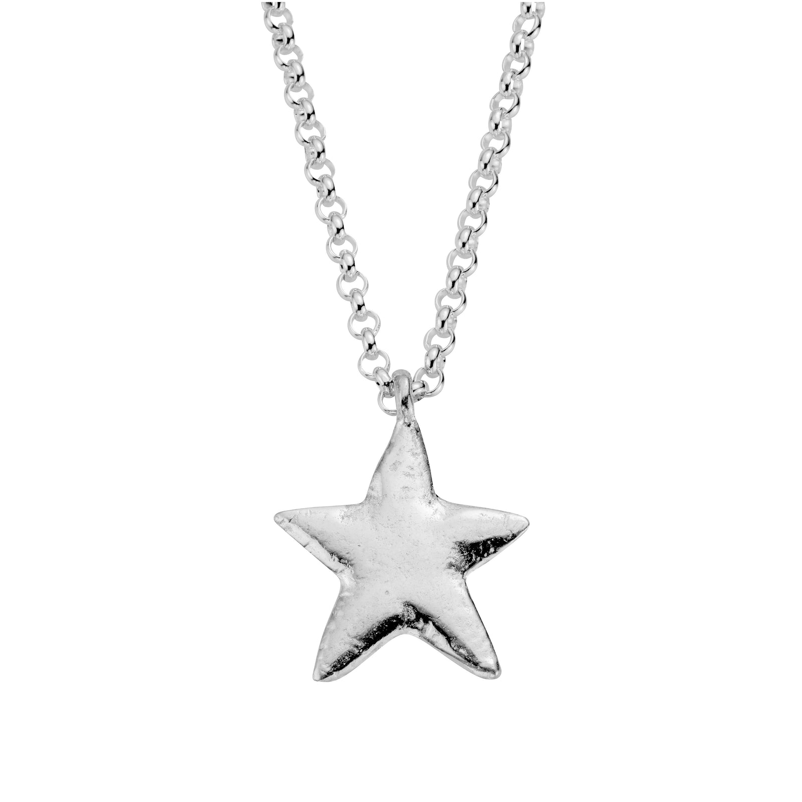 Silver Maxi Star Necklace