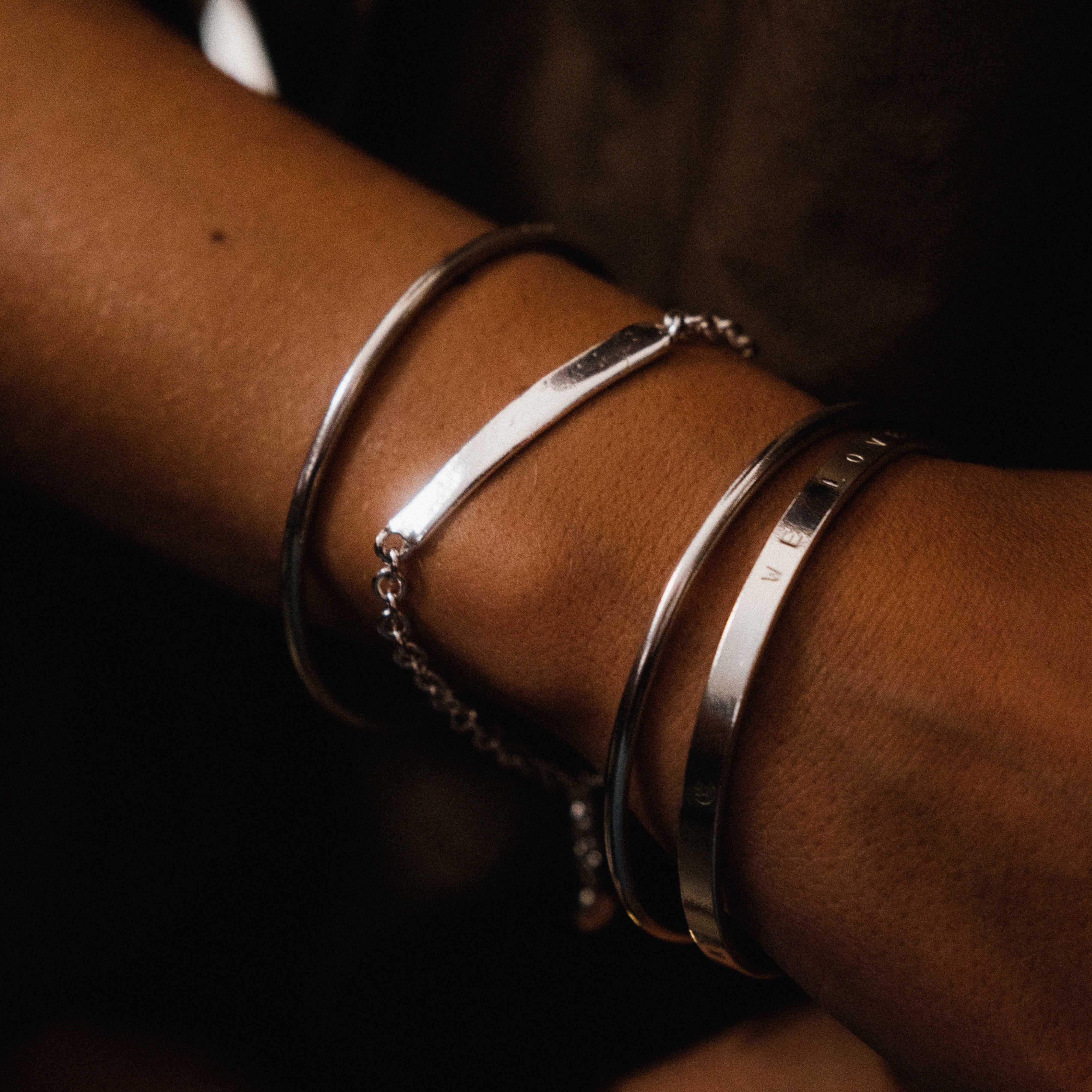 Silver Medium ID Bracelet – Daniella Draper
