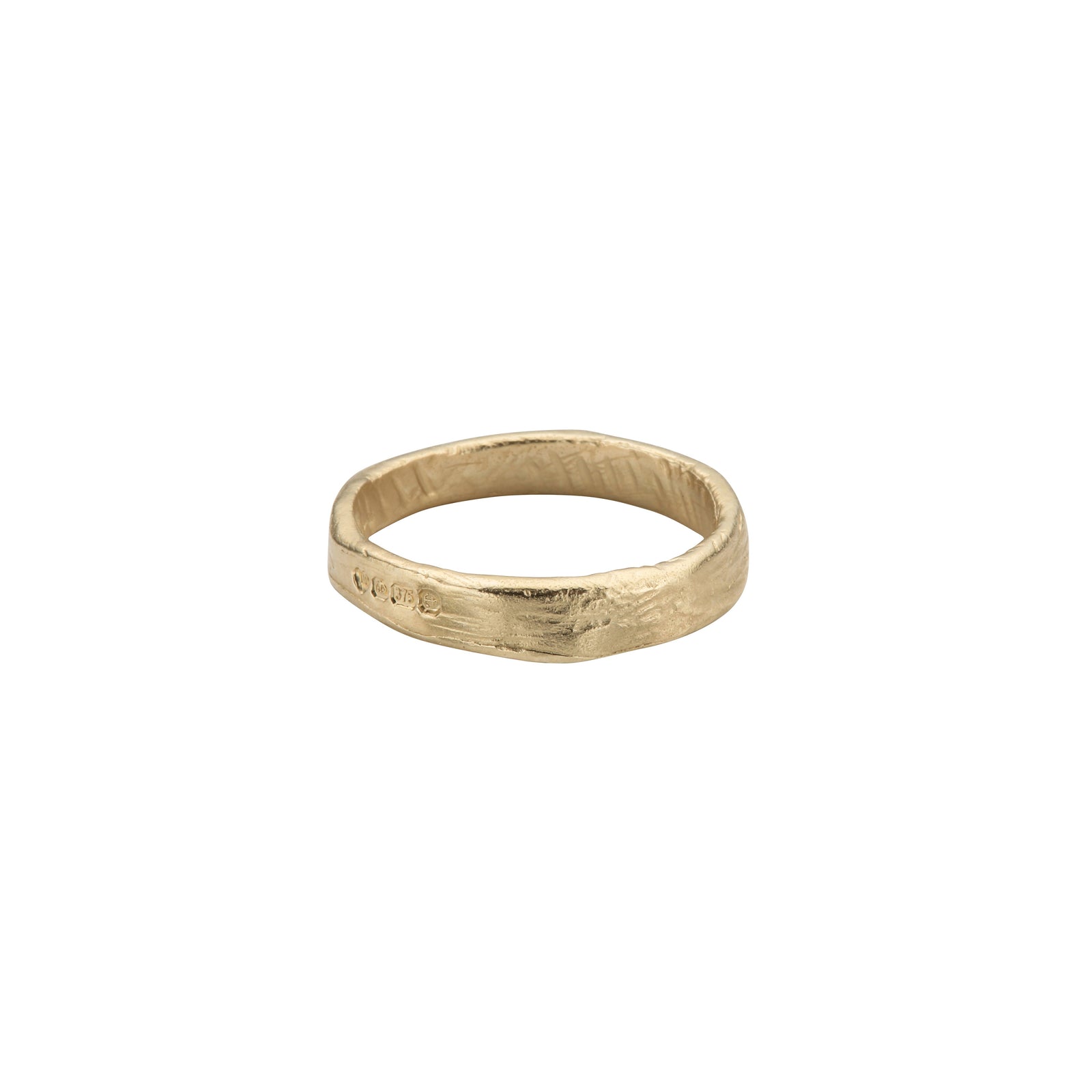Men's Gold Midi Posey Ring