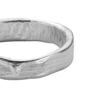 Men's Silver Midi Posey Ring