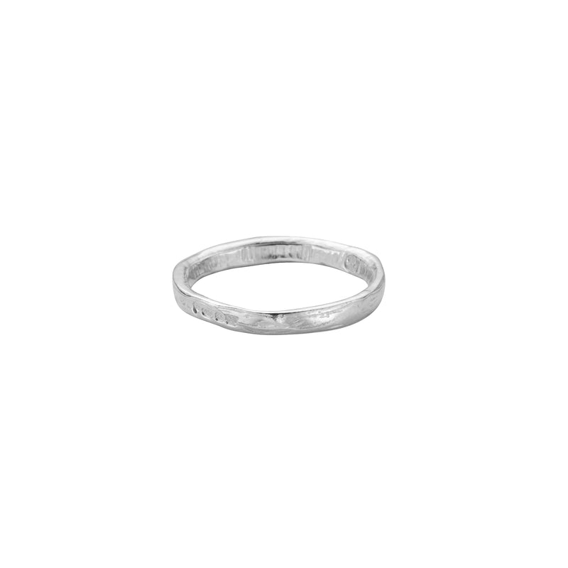 Men's Silver Mini Posey Ring