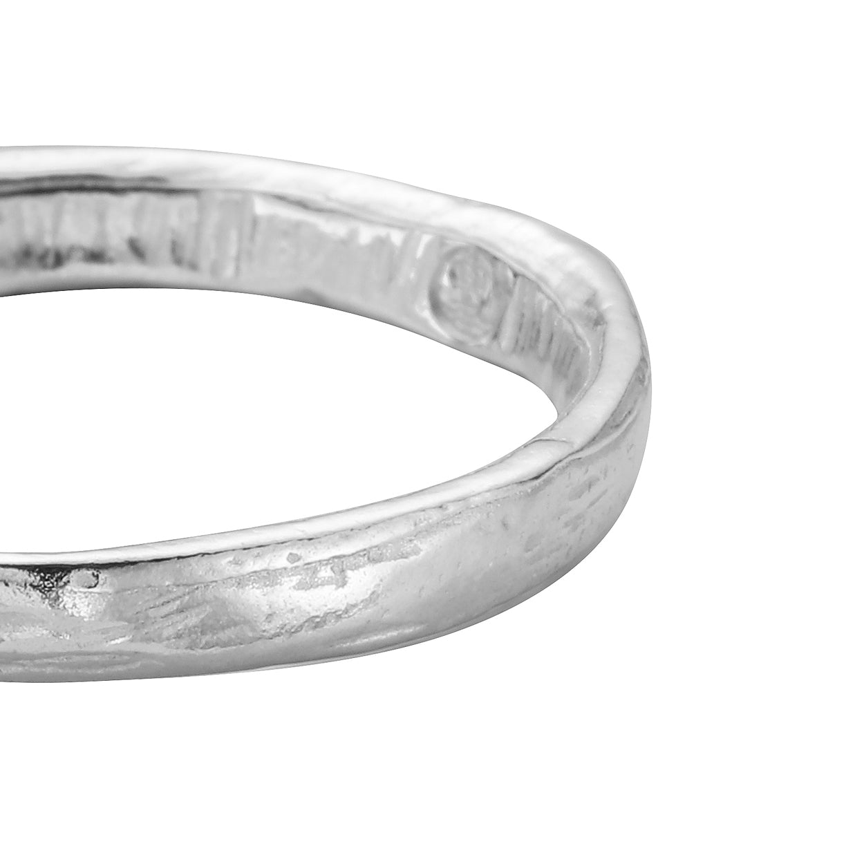 Men's Silver Mini Posey Ring