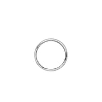 Silver Men's Arch Wedding Band